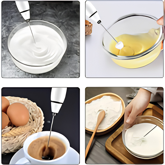 2 in 1 Rechargeable Electric Coffee Beater