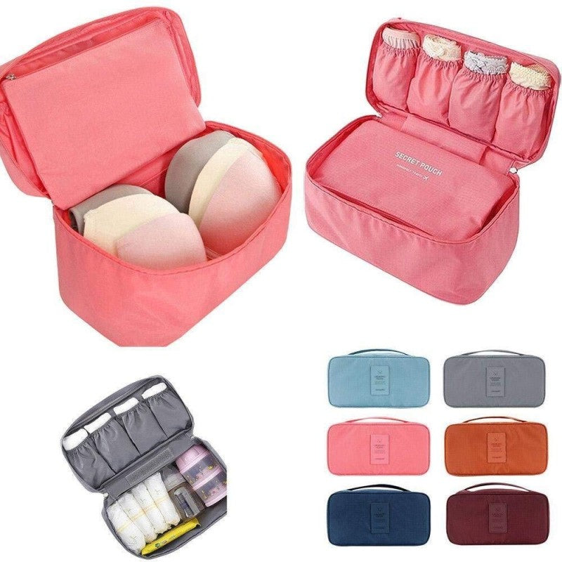 Travel Undergarments Organizer Bag (Multicolour)