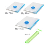 Vacuum Storage 5 Pcs Sealed Bags With Hand Pump
