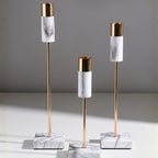 3 PCS Marble Shade Design Candle Holder