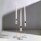 3 PCS Marble Shade Design Candle Holder