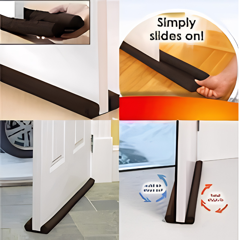 Door Guard protector-twin Door draft stopper