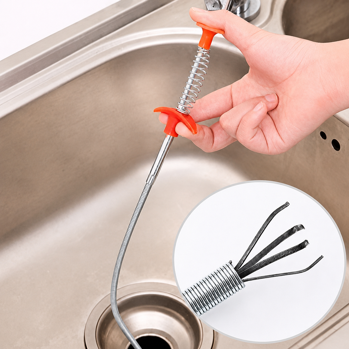 Sink Cleaning Tool Hair Blockage Remover