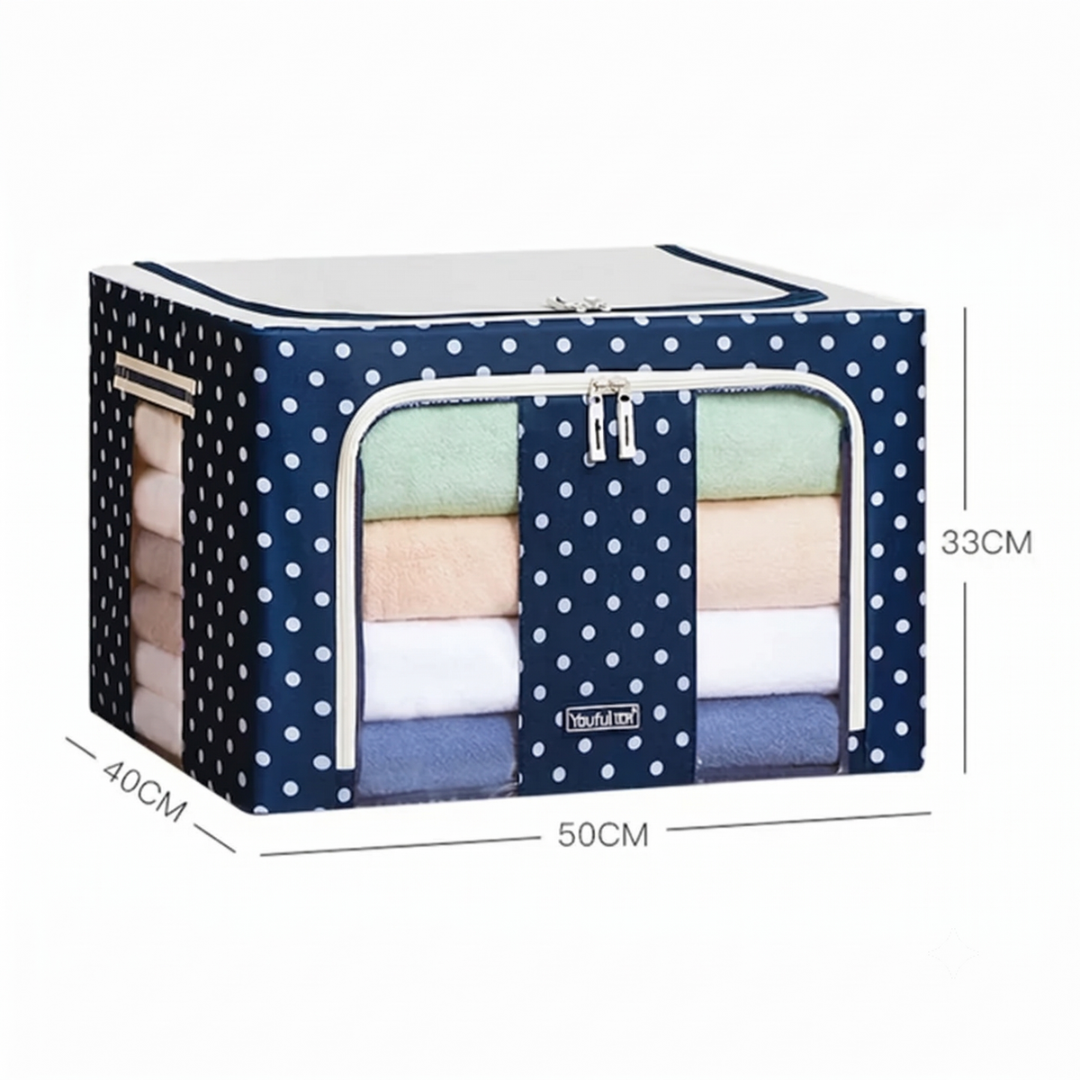 Foldable Storage Box Organizer For Clothes 66 Ltr