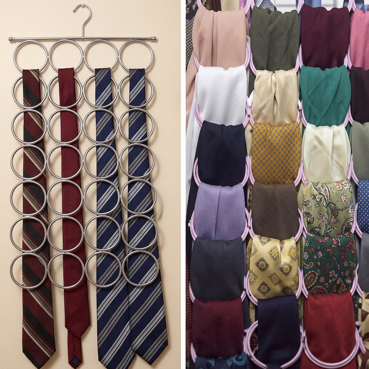 28 Hole Scarf Hanger