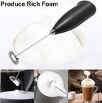 Handheld Coffee Beater Mixer Egg Mixer – Mini Milk Frother Hand Blender Whisk for Coffee Foam, Eggs, Cream, Lassi, Cappuccino & Kitchen Baking Mixing Tool