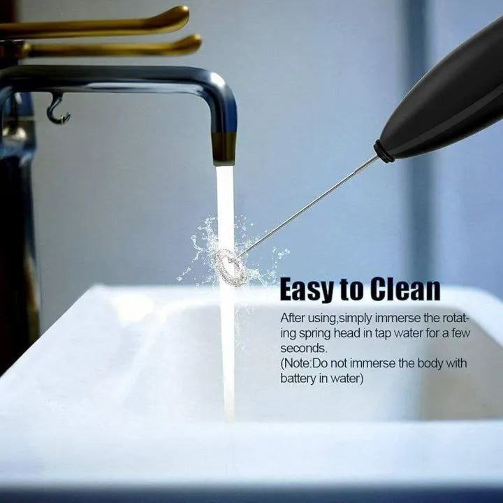 Handheld Coffee Beater Mixer Egg Mixer – Mini Milk Frother Hand Blender Whisk for Coffee Foam, Eggs, Cream, Lassi, Cappuccino & Kitchen Baking Mixing Tool