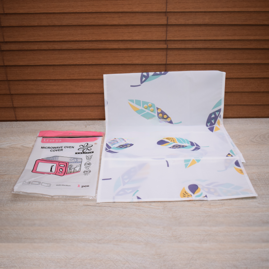 Microwave Dust Safe Cover with Pockets