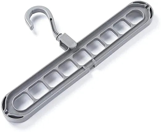 Magic hangers - wardrobe organizer 9 hole hangers for clothes hanger organizer hanger stand space saver storage hanger shirts hanger, paints hanger, trousers hanger, baby clothes hanger, towel hanger 9 in 1 hangers