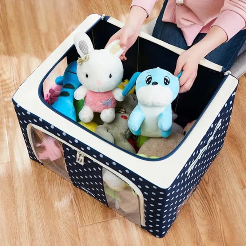 Foldable Storage Box Organizer For Clothes 66 Ltr